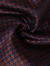 Maroon & Navy Houndstooth Performance Silk™ Pocket Square