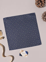 Navy Medallion Performance Silk™ Pocket Square