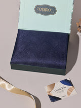 Navy Tonal Paisley Performance Silk™ Pocket Square