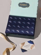 Navy Horse Performance Silk™ Pocket Square