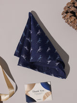 Navy Horse Performance Silk™ Pocket Square