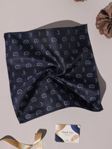 Navy Mini Paisley Performance Silk™ Pocket Square