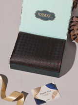 Brown Houndstooth Performance Silk™ Pocket Square