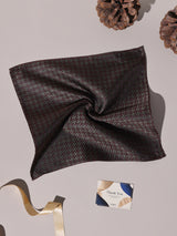 Brown Houndstooth Performance Silk™ Pocket Square