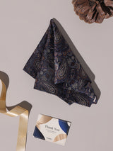 Grey & Brown Paisley Performance Silk™ Pocket Square