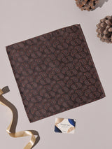 Brown Paisley Performance Silk™ Pocket Square