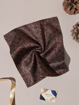 Brown Paisley Performance Silk™ Pocket Square