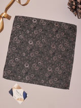 Black Floral Performance Silk™ Pocket Square