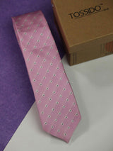 Pink Floral Skinny Necktie