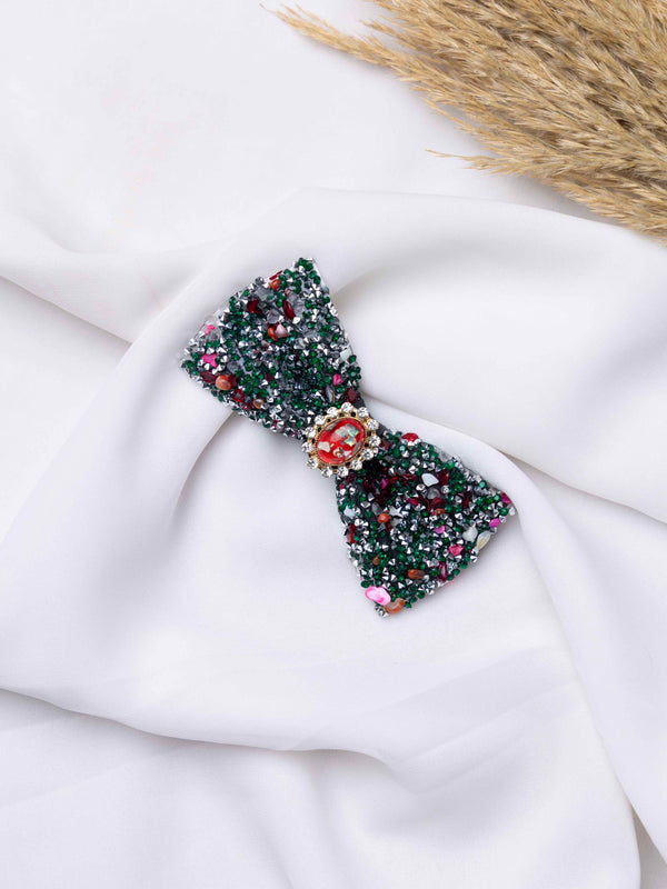 Festive Regal Gemstone Bowtie