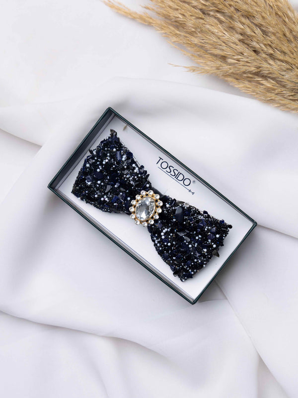 Midnight Royale Gemstone Bowtie