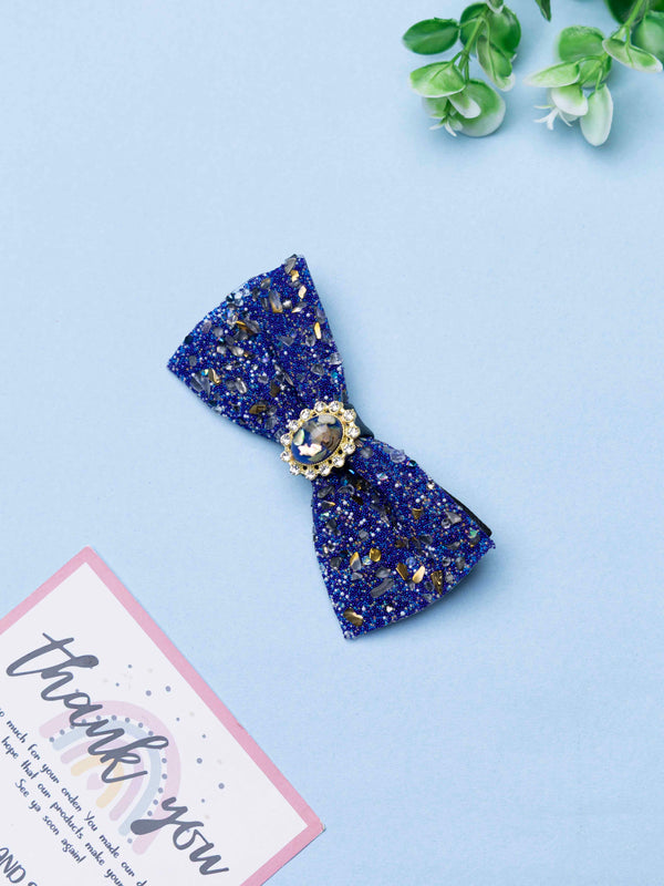 Royal Azure Gemstone Bowtie