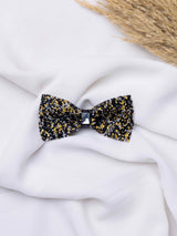 Midnight Gold Gemstone Bowtie