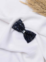 Midnight Crystal Gemstone Bowtie