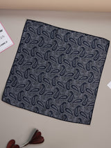 Blue Paisley Jacquard Pocket Square