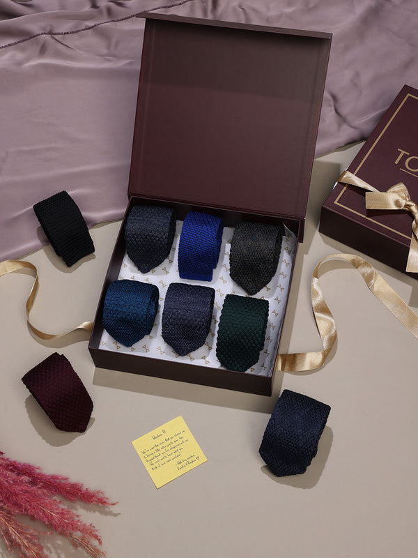 Knitted tie series - 9 Pieces