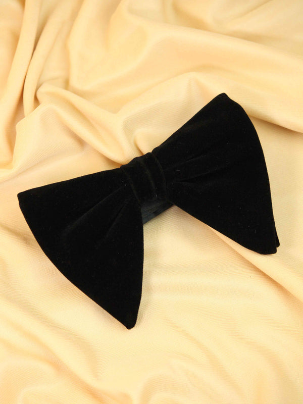 Old Ben Iridescent Feather Black & Copper Bow Tie