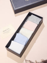 Pastel Pointelle Ankle Socks – Pack of 5