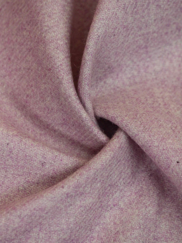 Purple Solid Wool Pocket Square