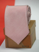 RED SALVE GEOMETRIC SILK NECKTIE