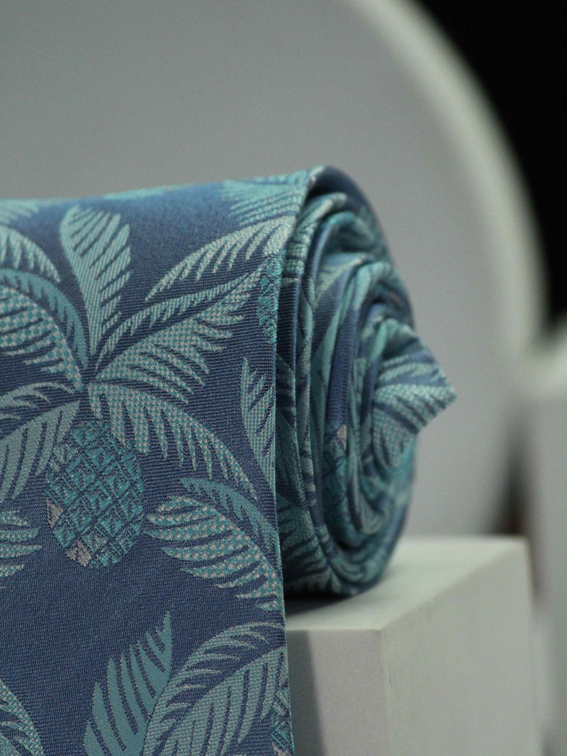 Blue Handmade Silk Necktie
