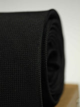 Black Solid Silk Necktie