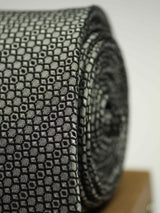 Grey Geometric Silk Necktie
