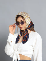 Multicolor Linked Chains Short Scarf