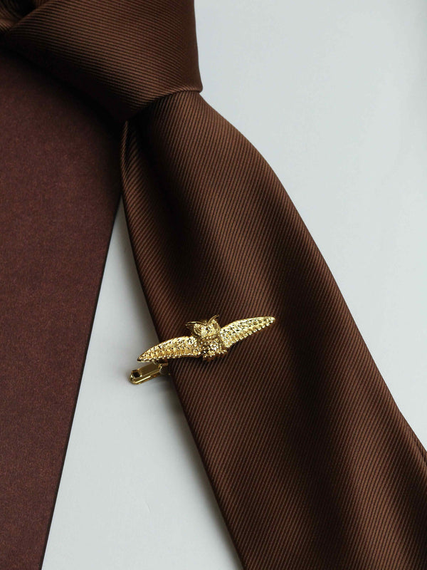 Golden Owl Tie bar