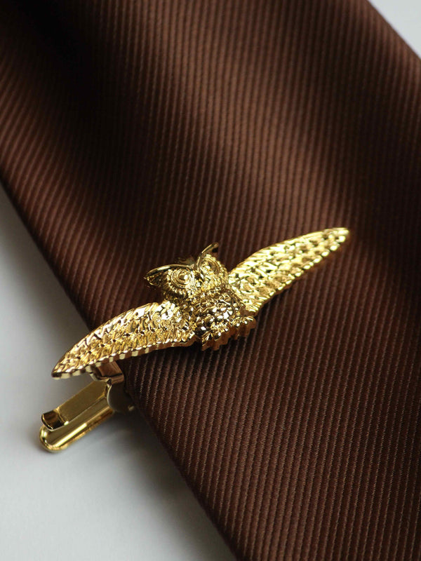 Golden Owl Tie bar