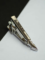 Silver Batman Tie Bar