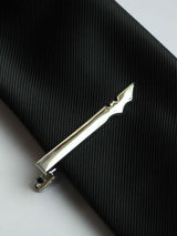 Silver Batman Tie Bar