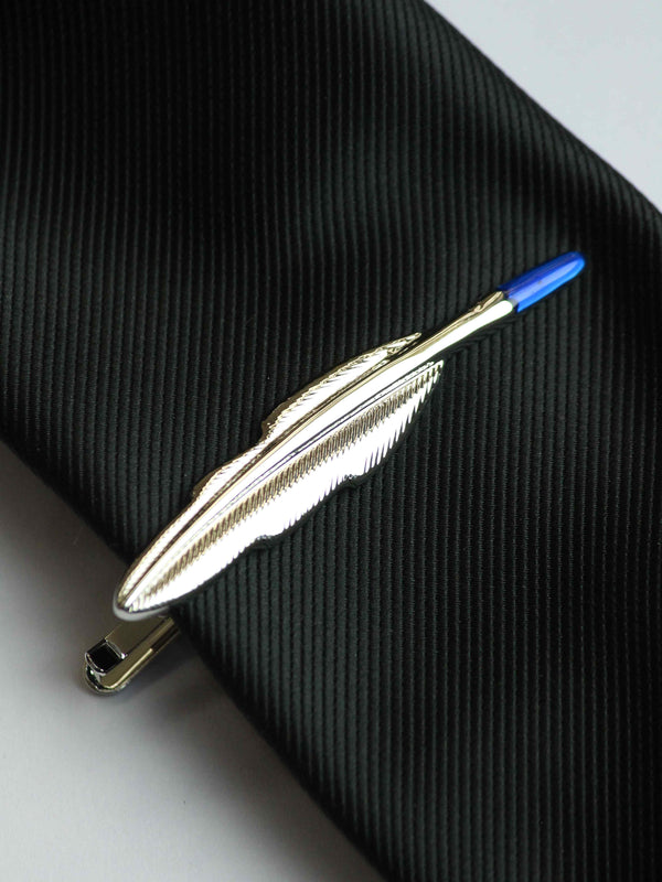 Silver Quill Tie bar