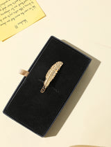 Golden Feather Tie bar