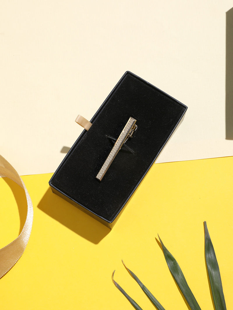 Golden Geometric Tie bar