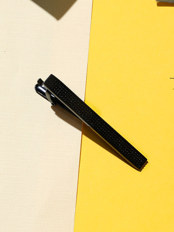 Black Geometric Tie bar