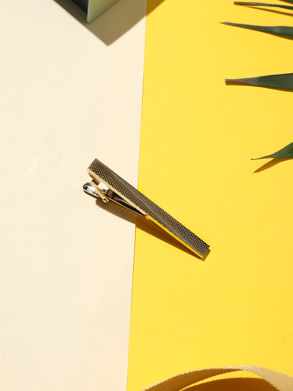 Golden Abstract Tie bar