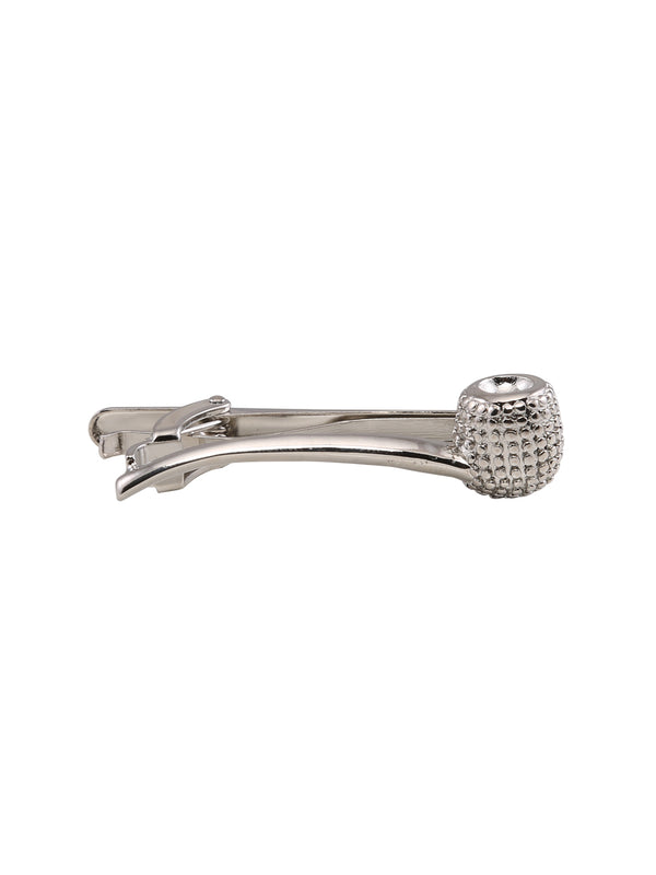 Silver Smoking Pipe Tie bar