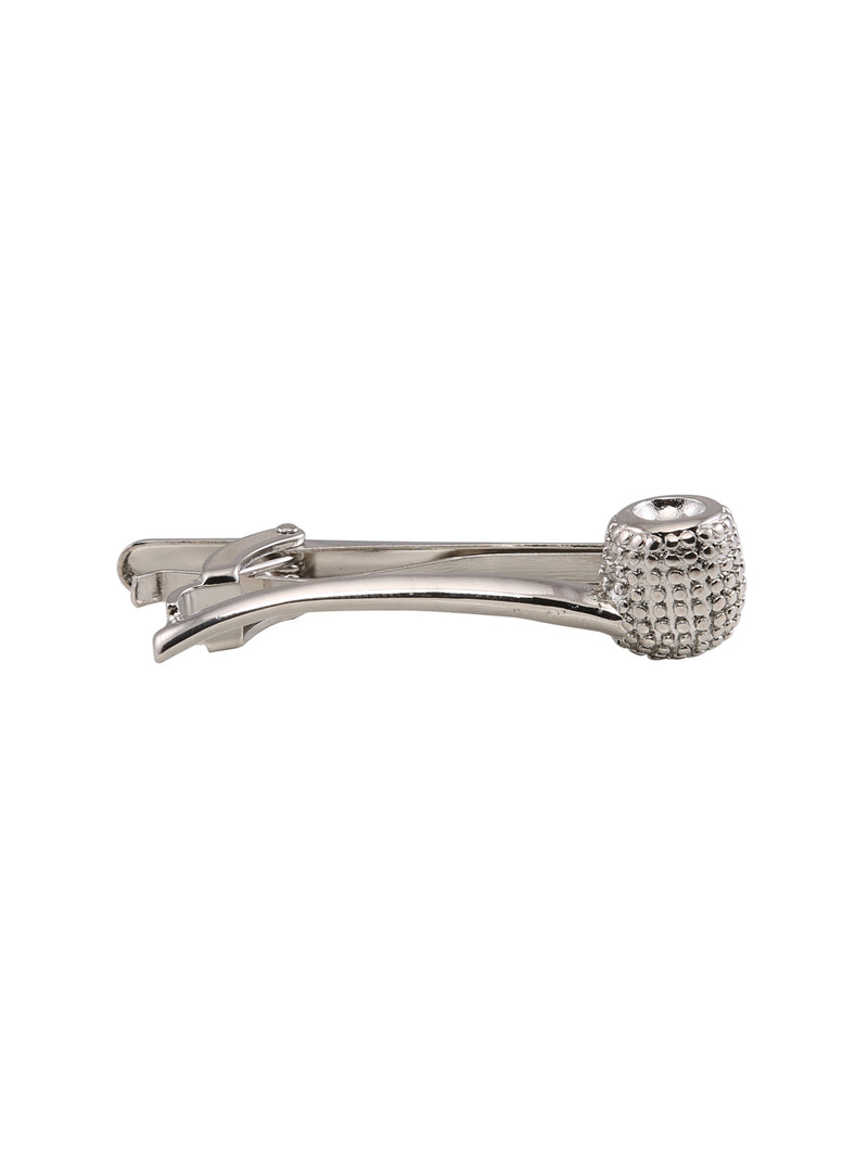 Silver Smoking Pipe Tie bar