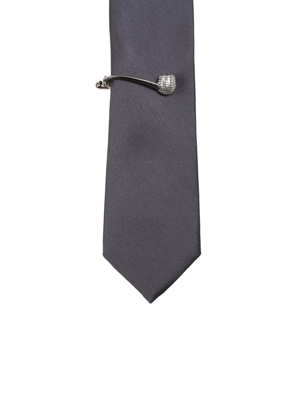Silver Smoking Pipe Tie bar
