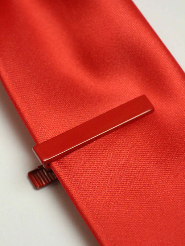 Red Solid Tie Bar
