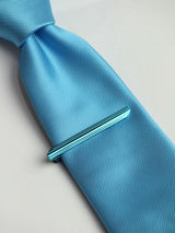 Blue Solid Tie Bar