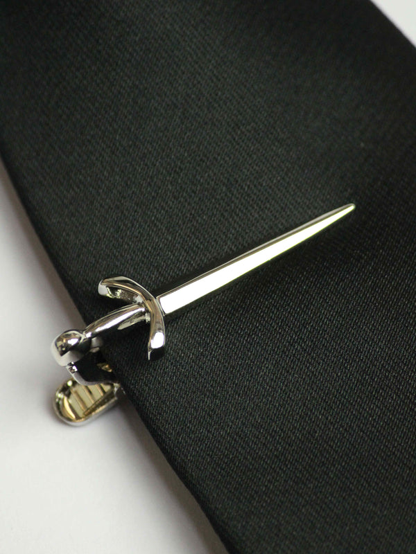 Silver Dagger Tie Bar