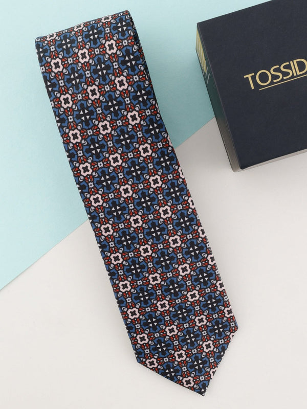 Multicolor Geometric Necktie