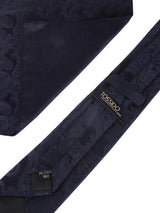 Blue Paisley Necktie & Pocket Square Giftset