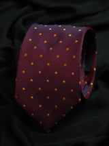 Maroon Necktie & Pocket Square Giftset
