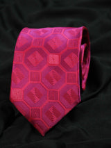 Hot Pink Necktie & Pocket Square Giftset