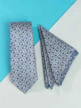 White Necktie & Pocket Square Giftset