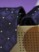 Purple Necktie & Pocket Square Giftset
