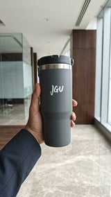 JGU Grip Lock Grey Insulated Tumbler